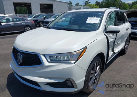 2018 Acura Mdx Advance Package из США, поврежденный, VIN 5J8YD3H8XJL004075